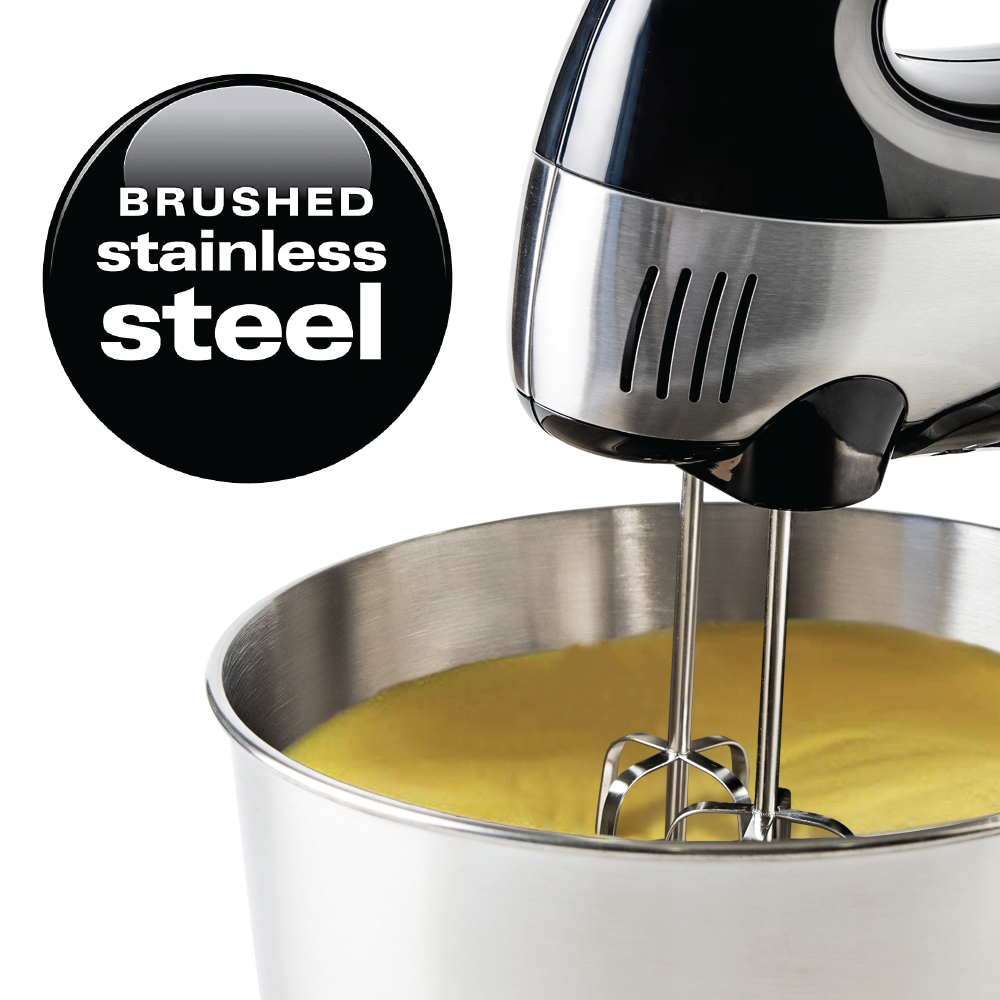 MyHome Hand and Stand Mixer, 4 Quarts, 6 Speeds with QuickBurst, 300